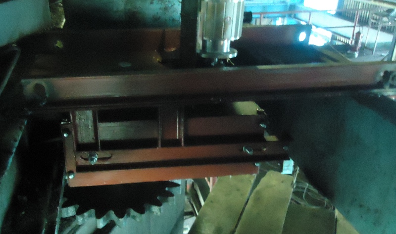 Welding the base.